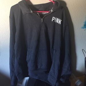 VS PINK HALF ZIP