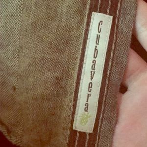 Men's long sleeve button down linen blend