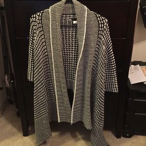 Black and white sweater