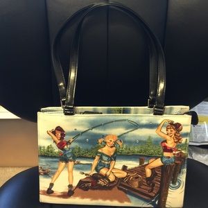 Rockabilly Pinup girl purse ON HOLD Until 11/27