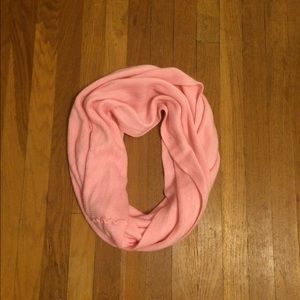 Pink infinity scarf