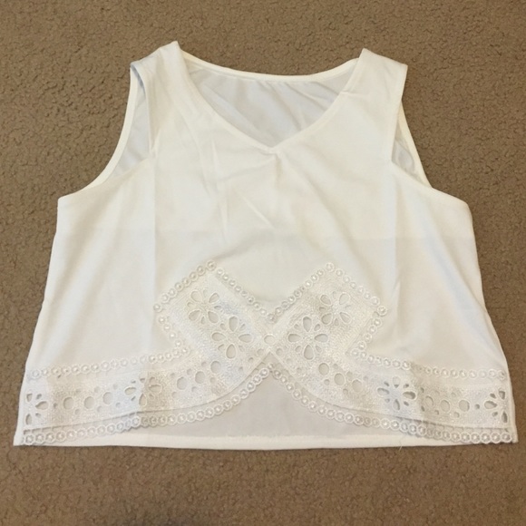 White Crop Top