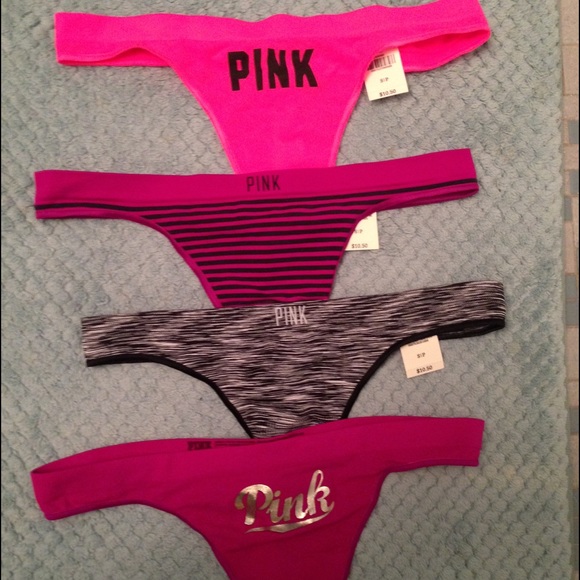 PINK Victoria's Secret Other - VS PINK seamless thongs bundle NWT Small🎉🎉