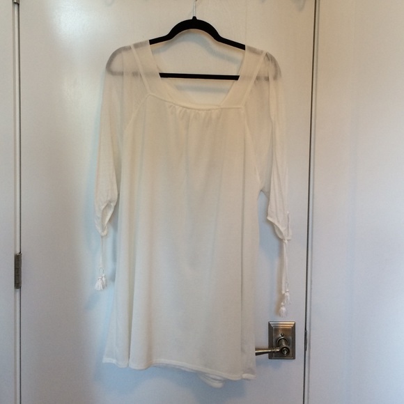 Zara White Shift Dress