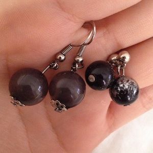 Cute ball earrings