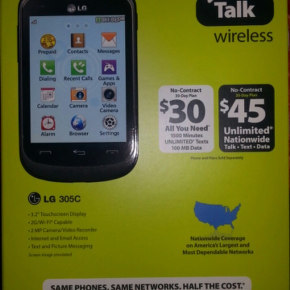LG 305C Touch Screen by Straight Talk wireless - Picture 2 of 2
