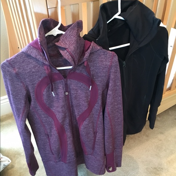 Bundle of 2 Lululemon Stride Jackets Sz 6