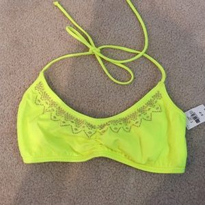 PINK bathing suit top