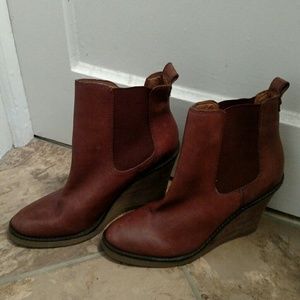 Lucky Brand Wedge Booties