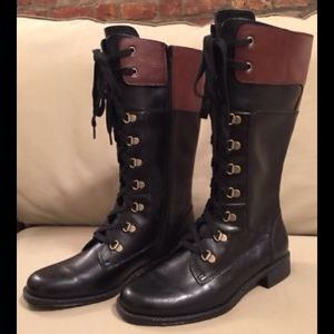 New without tags Aerosole lace up military boots