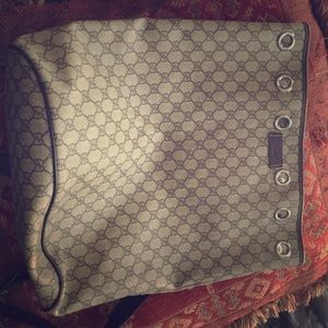 Gucci drawstring backpack