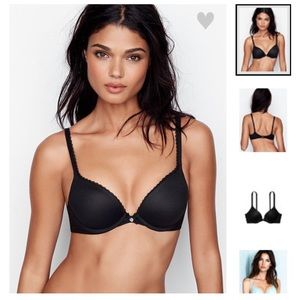 Body By Victoria Push-Up 34B. Black. Worn once