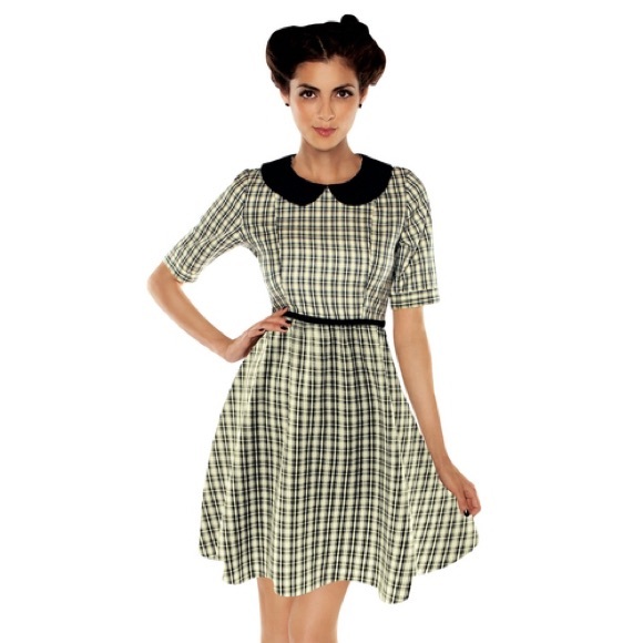 Folter Retrolicious Peter Pan To Past Plaid Dress