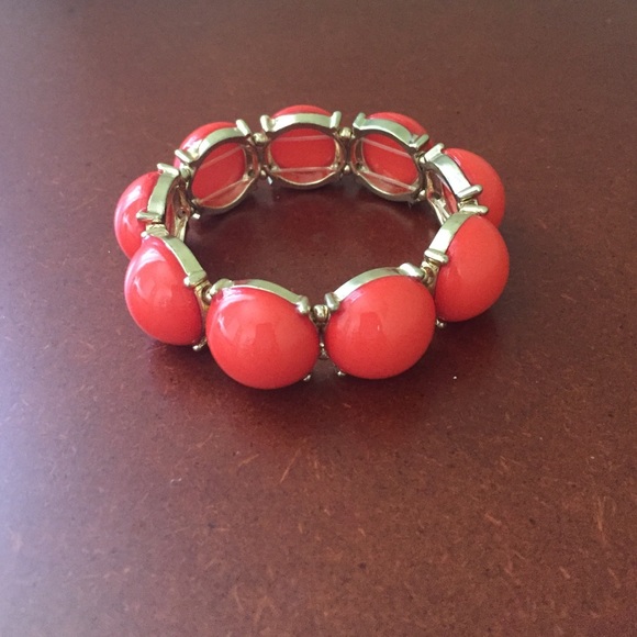 Loft orange and gold bracelet