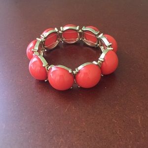 Loft orange and gold bracelet