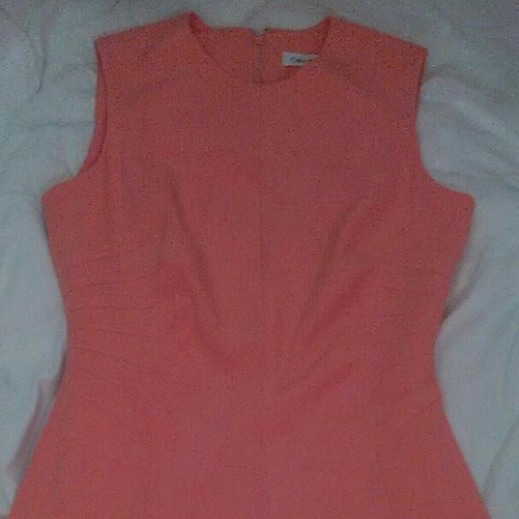 Orange Calvin Klein Dress