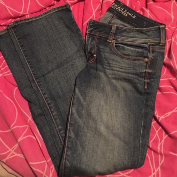 AE kick boot super stretch jeans