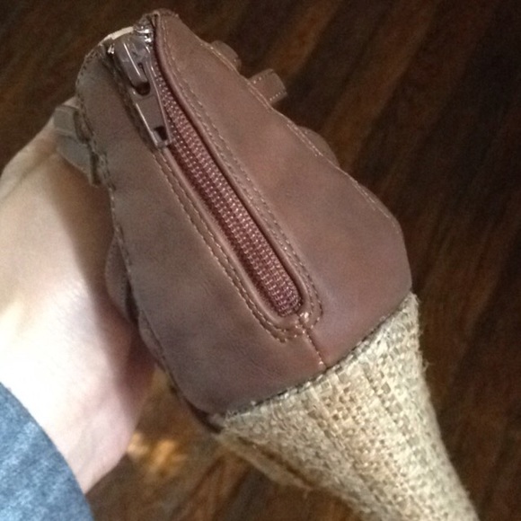 Wicker Sandal Wedges - Picture 6 of 6