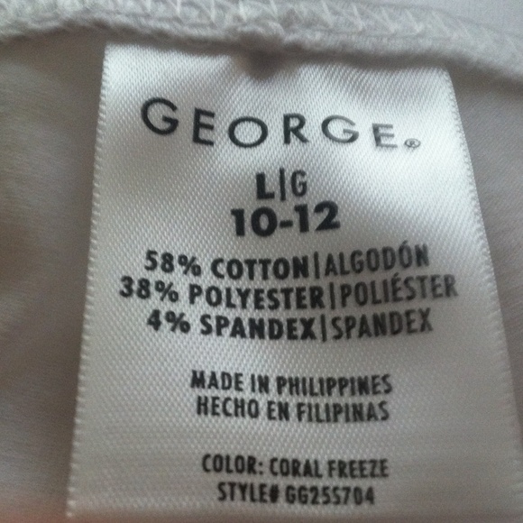 White Cotton Shorts - Picture 1 of 3