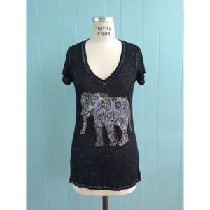 Elephant print tshirt
