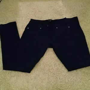 Navy blue skinny pants