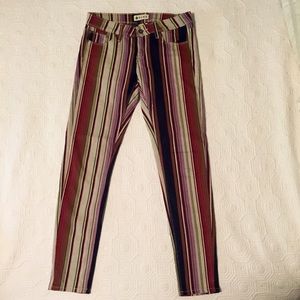 Roxy skinny striped pants