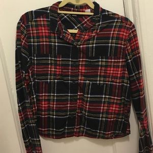 BDG Cropped Flannel