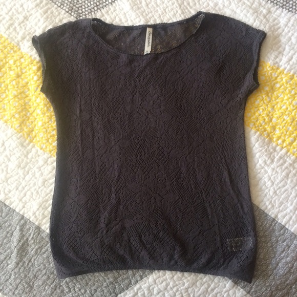 Aeropostale Short Sleeve Lace Top
