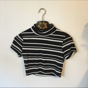 Striped crop top