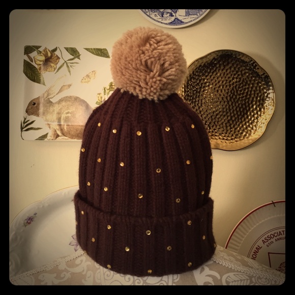 🎈Final Sale🎈JCrew  wool and rhinestone hat.