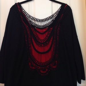 Black shirt w/ Cut out back