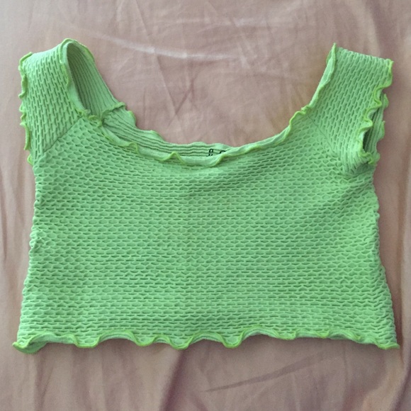 Yellow Crop Top (look at last two pics)