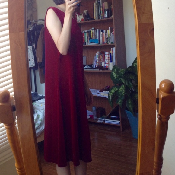 💌 SOLD 💌 Long Velvet Tent Dress