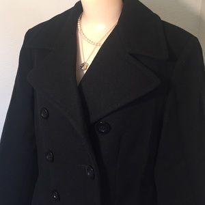 😍😍 Black AZ Arizona Wool Pea Coat  🤗🤗