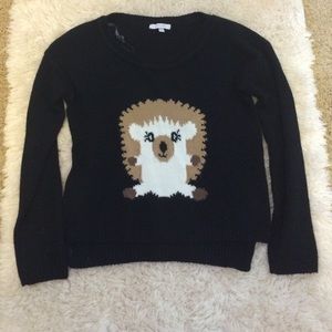 Deli as hedgehog high low sweater
