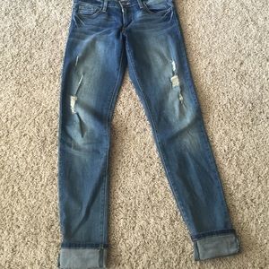Flying monkey distressed jeans