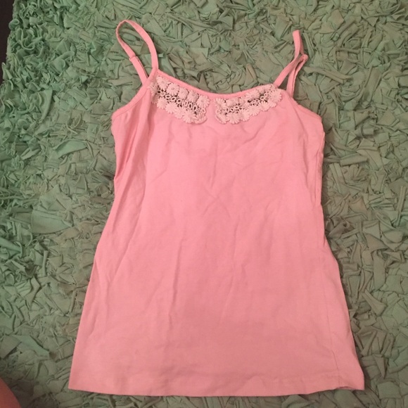 Pink Flower Cami