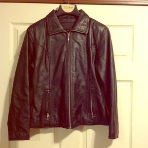 WILSONS Black Leather Jacket