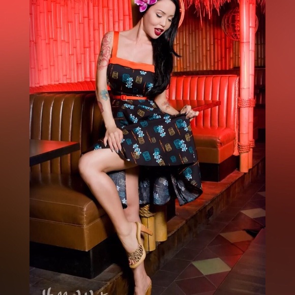 Pinup Couture Girl Clothing Netti Tiki Dress