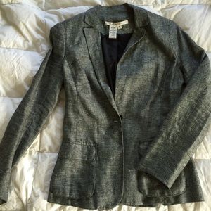 Max Studio black and white blazer, size 6