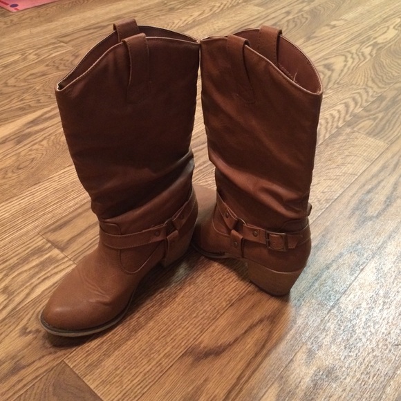 Cowboy type boots
