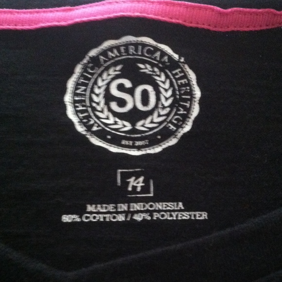 Long sleeved black shirt