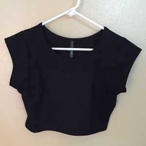 Black Crop Top