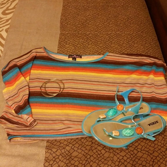 Striped Crop Top