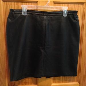 Vintage Lambskin Skirt