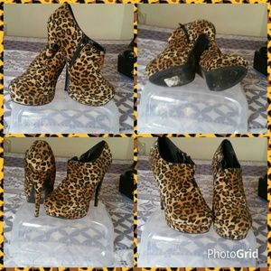 Leopard Booties