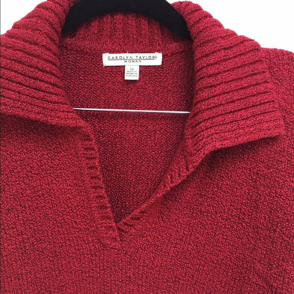 Rustic red sweater - Picture 2 of 4