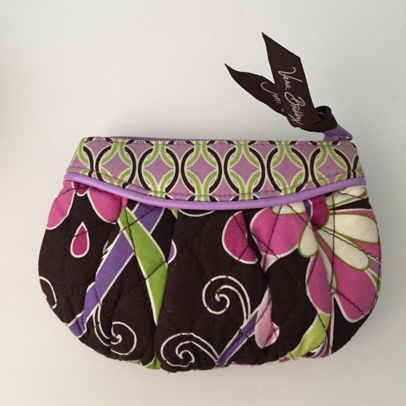 Vera Bradley Purple Punch change purse