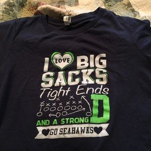 Seahawks custom tee. Washed once, never worn.