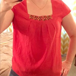 Ann Taylor Loft beaded top